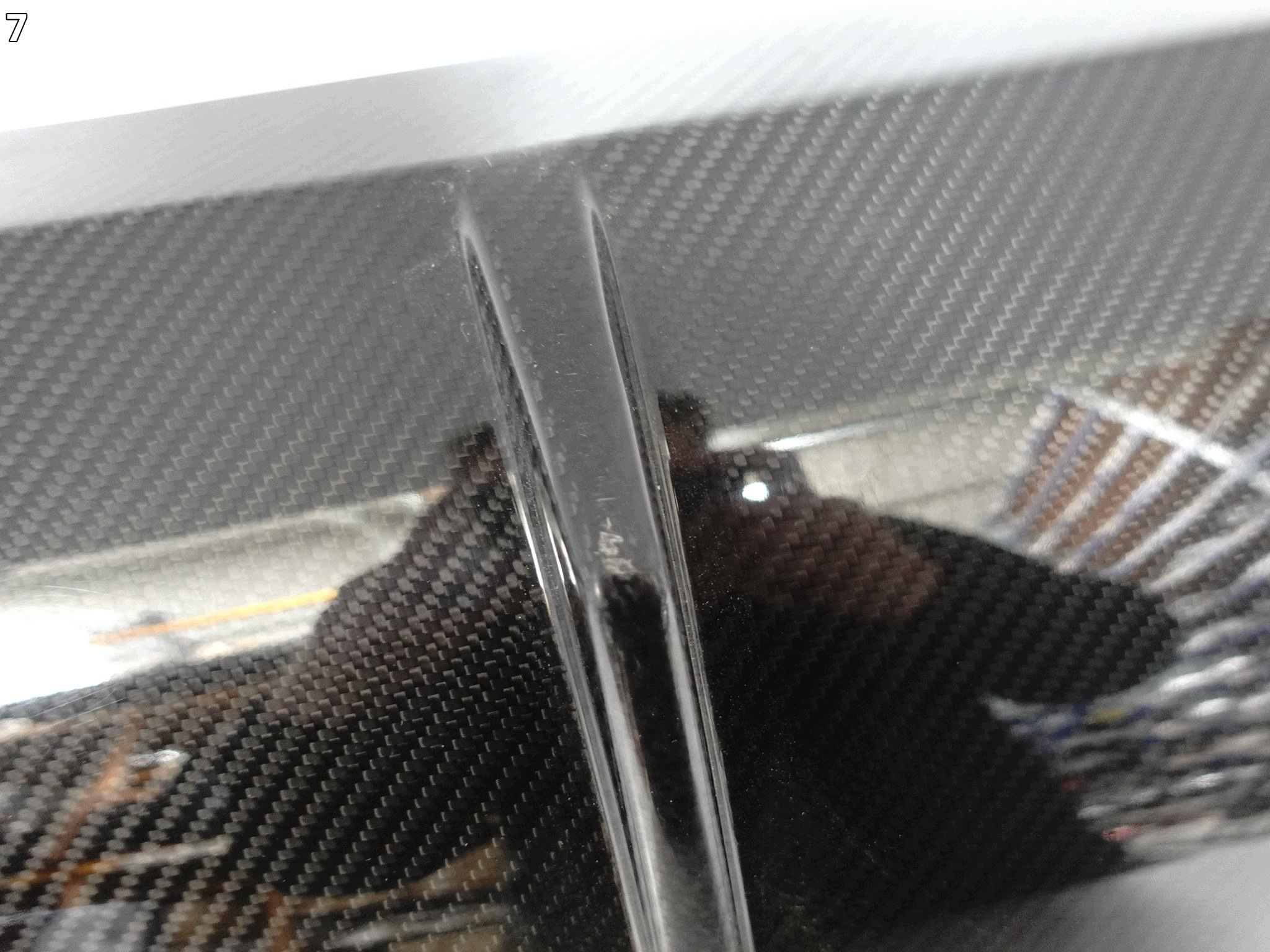 MASERATI GRECALE TROFEO M182 22- SPOILER diffuser CARBON W bumper rear part original