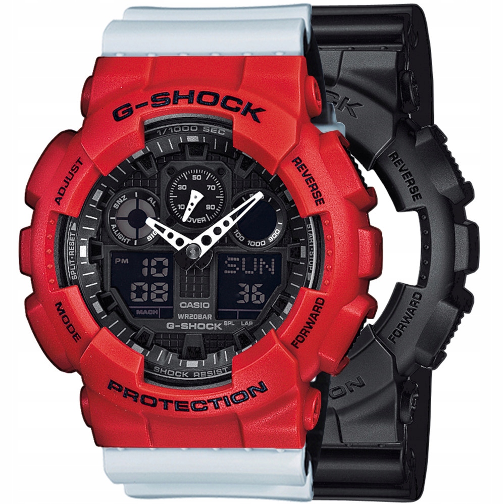 Hodinky Casio G-Shock Set GA-100-1A1ER Rámeček 10395289 Řemínek 10527469