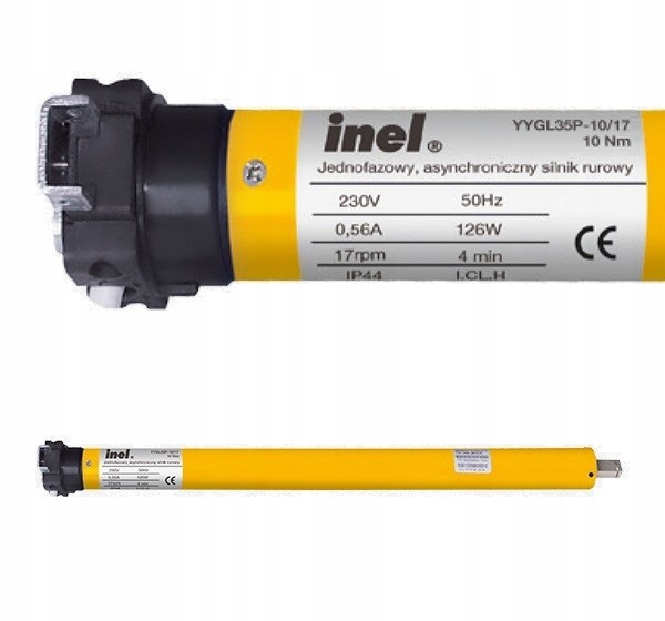 

Silnik do rolet Inel YYGL35P 10/17 z przeciążeniem