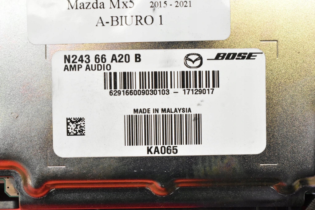 amplifier RADIA BOSE N24366A20B MAZDA MX-5 4 IV ND 15-21