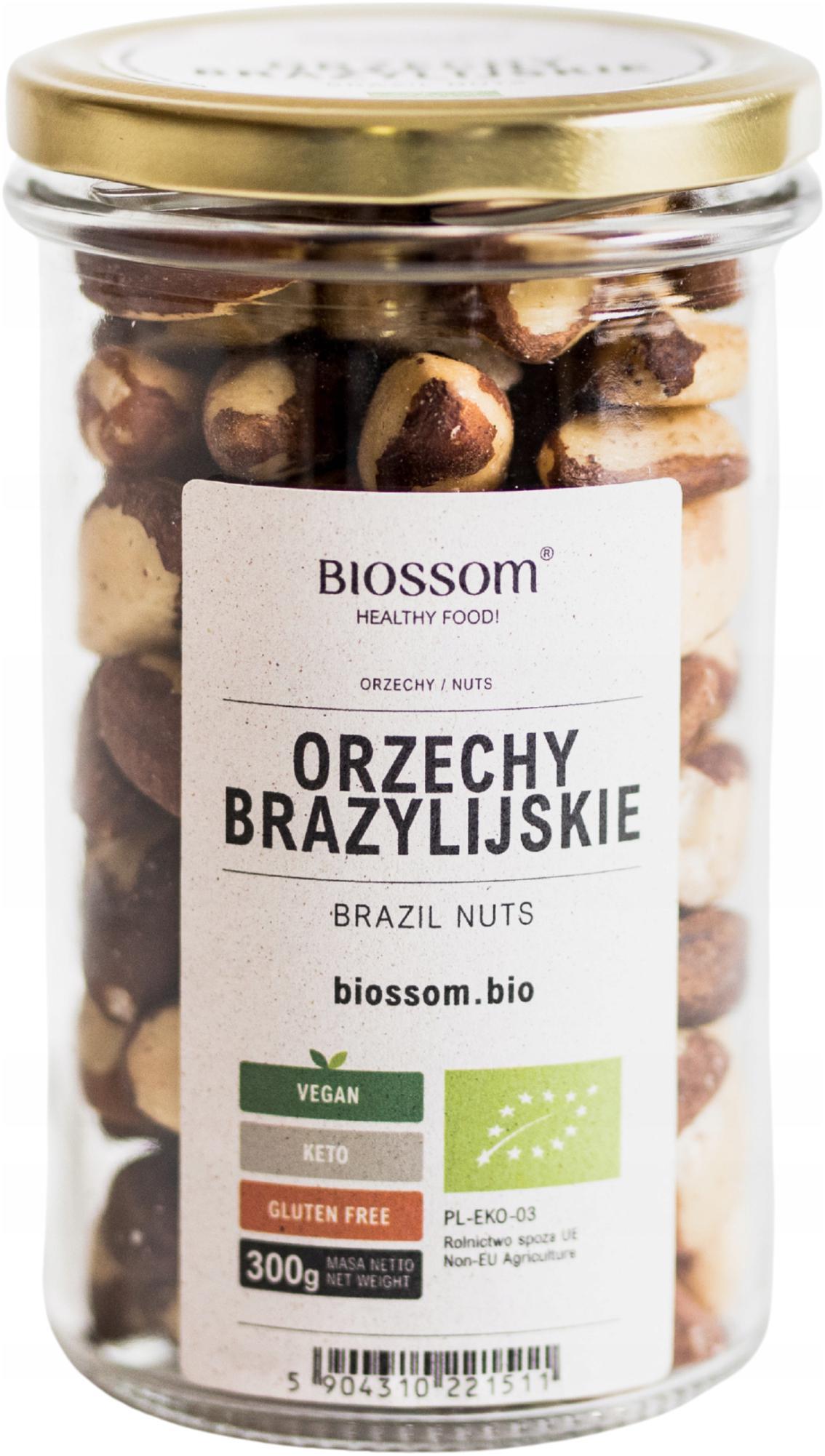 Brazilské Ořechy Bio 300 G Ekologický Certifikát Selen Kyselina Listová
