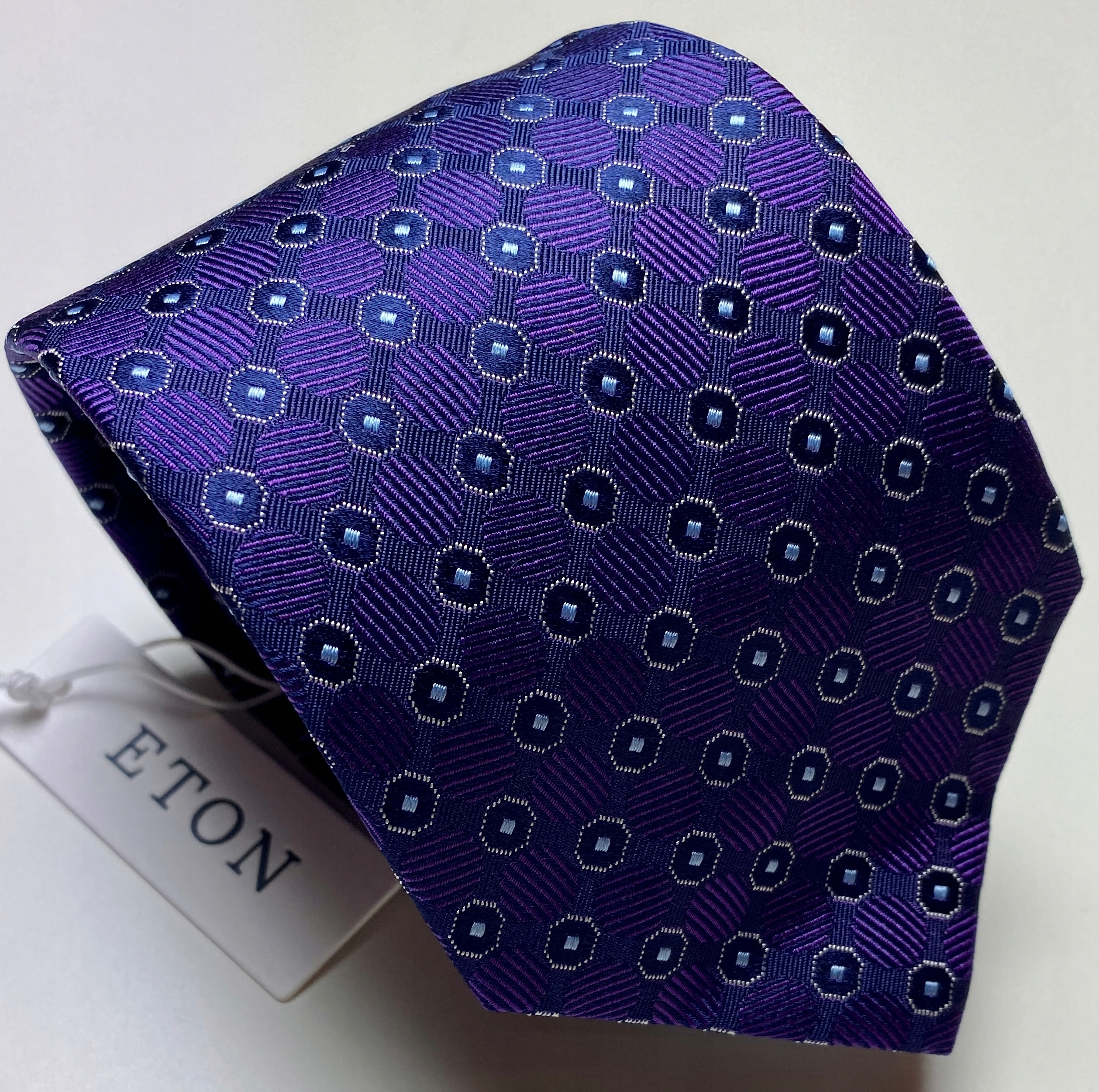 

Eton Krawat męski biznesowy Oryginał 100% Jedwab