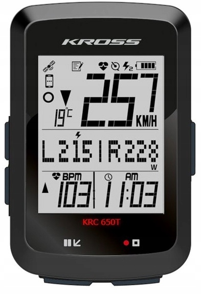 Kross krc 650 track komputer licznik rowerowy z gps