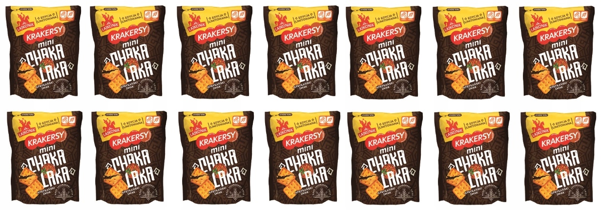 Levně 14 x 100 g Lajkonik Mini Krekry chakalaka Karton