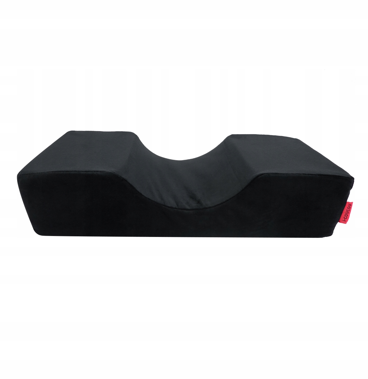 Poduszka Kosmetyczna Profilowana Stylistki Przedłużania Rzęs Czarna