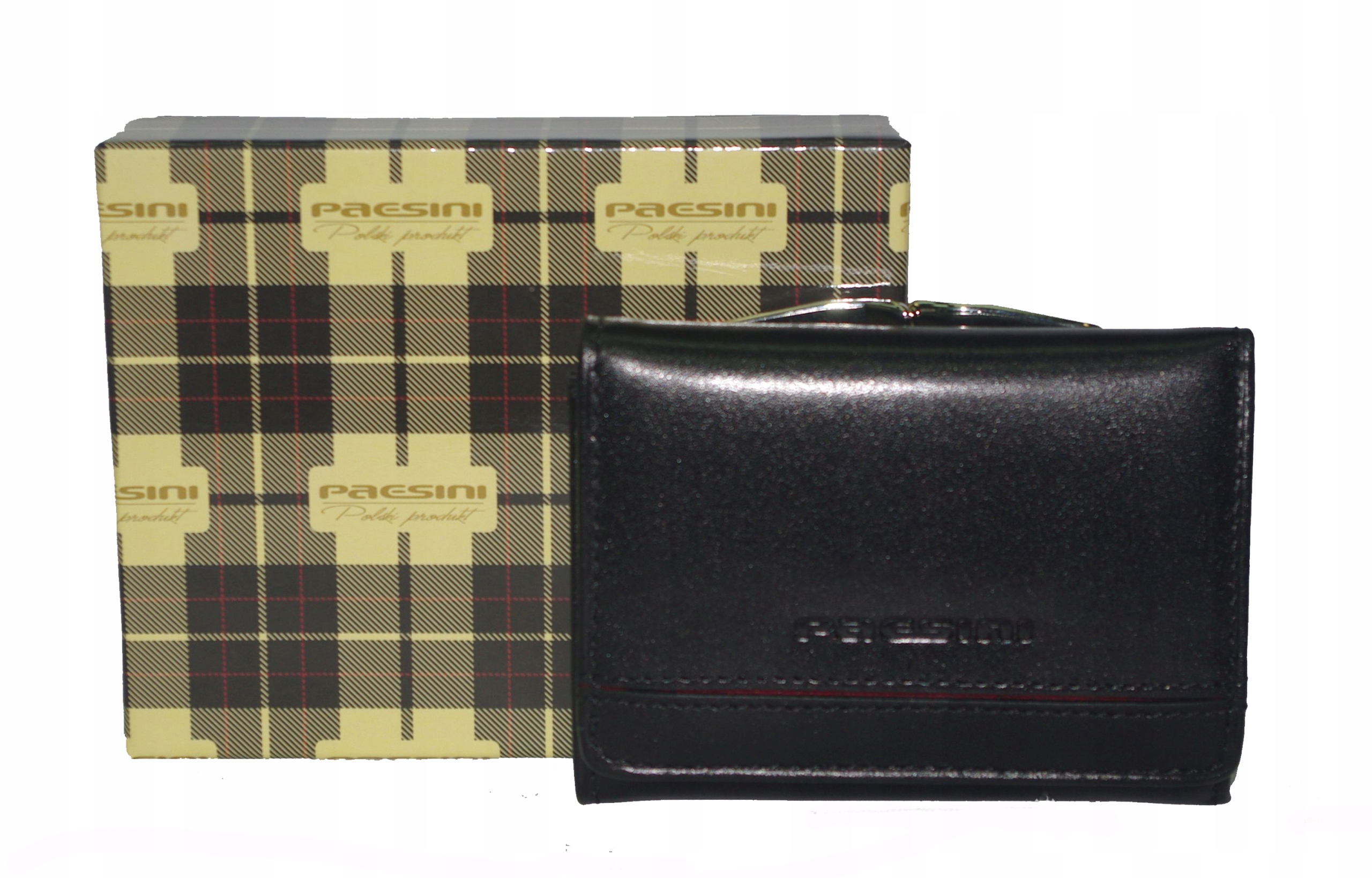 Peasini dámská peněženka z přírodní kůže černá Rfid