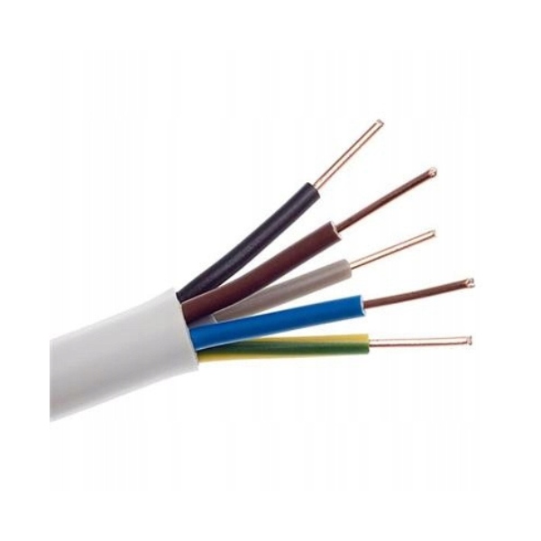 Przewód kabel okrągły elektryczny Ydy 5x4 750V Nkt 20m