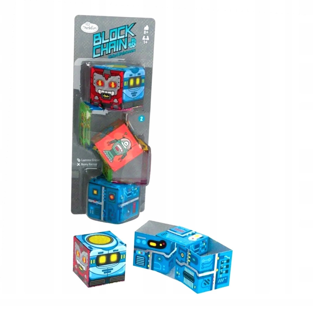 Łamigłówka Block Chain Robot Łańcuch wzorów 285x115 mm Think Fun
