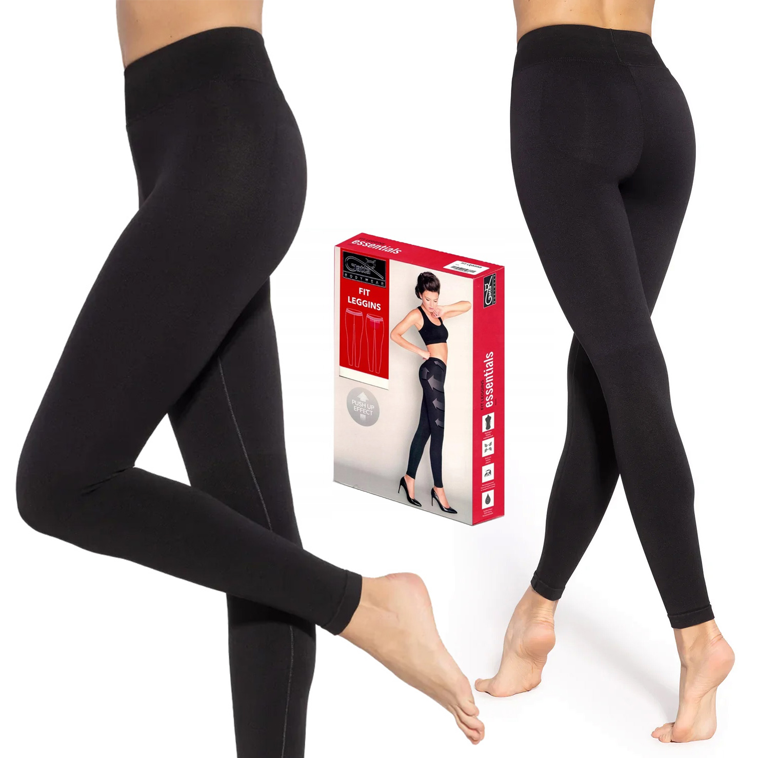 Dámské push-UP Legíny Gatta Fit Modelovací kalhoty s vysokým pasem M