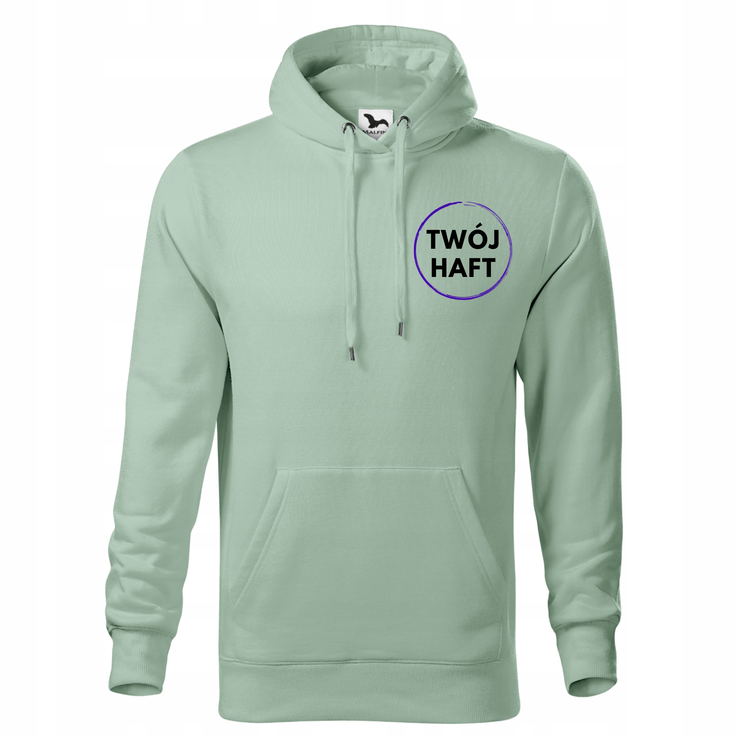 Pánská Mikina S Logem Firmy Firemní Reklamní S vyšívaným potiskem Sage S