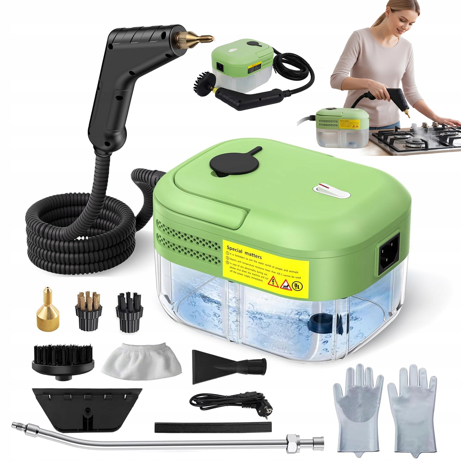 Vysavač 2200 W Vysokotlaký Pro Čištění Kuchyně Podlah 1.2 L
