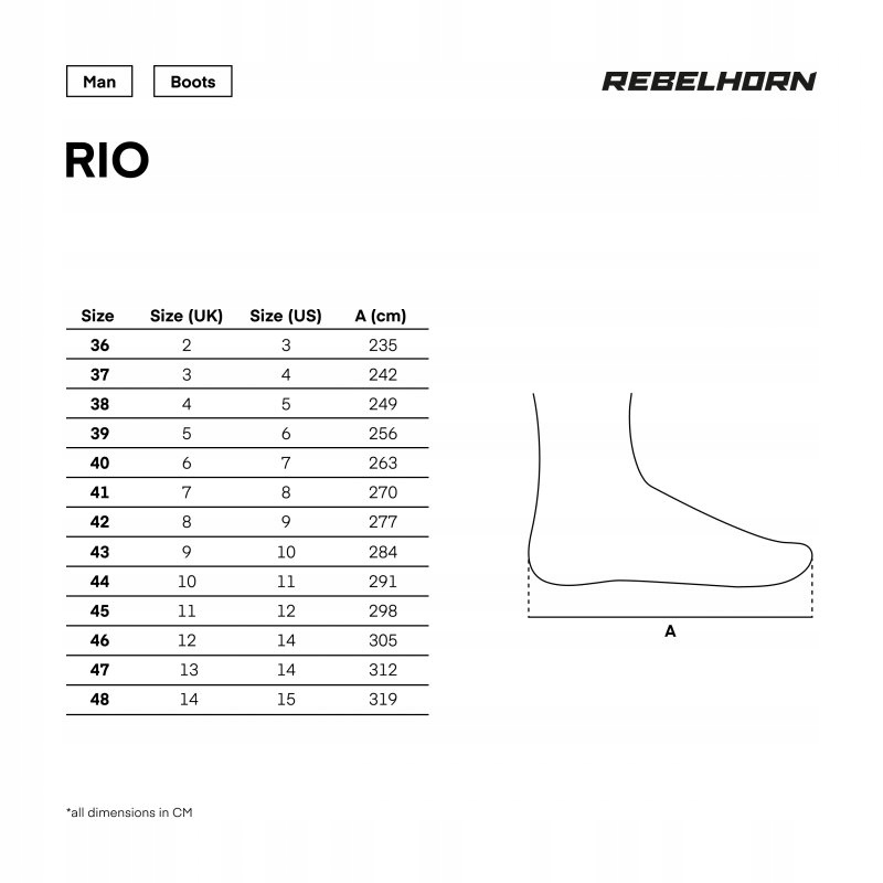 BUTY REBELHORN RIO BLACK 40 Rodzaj Męskie