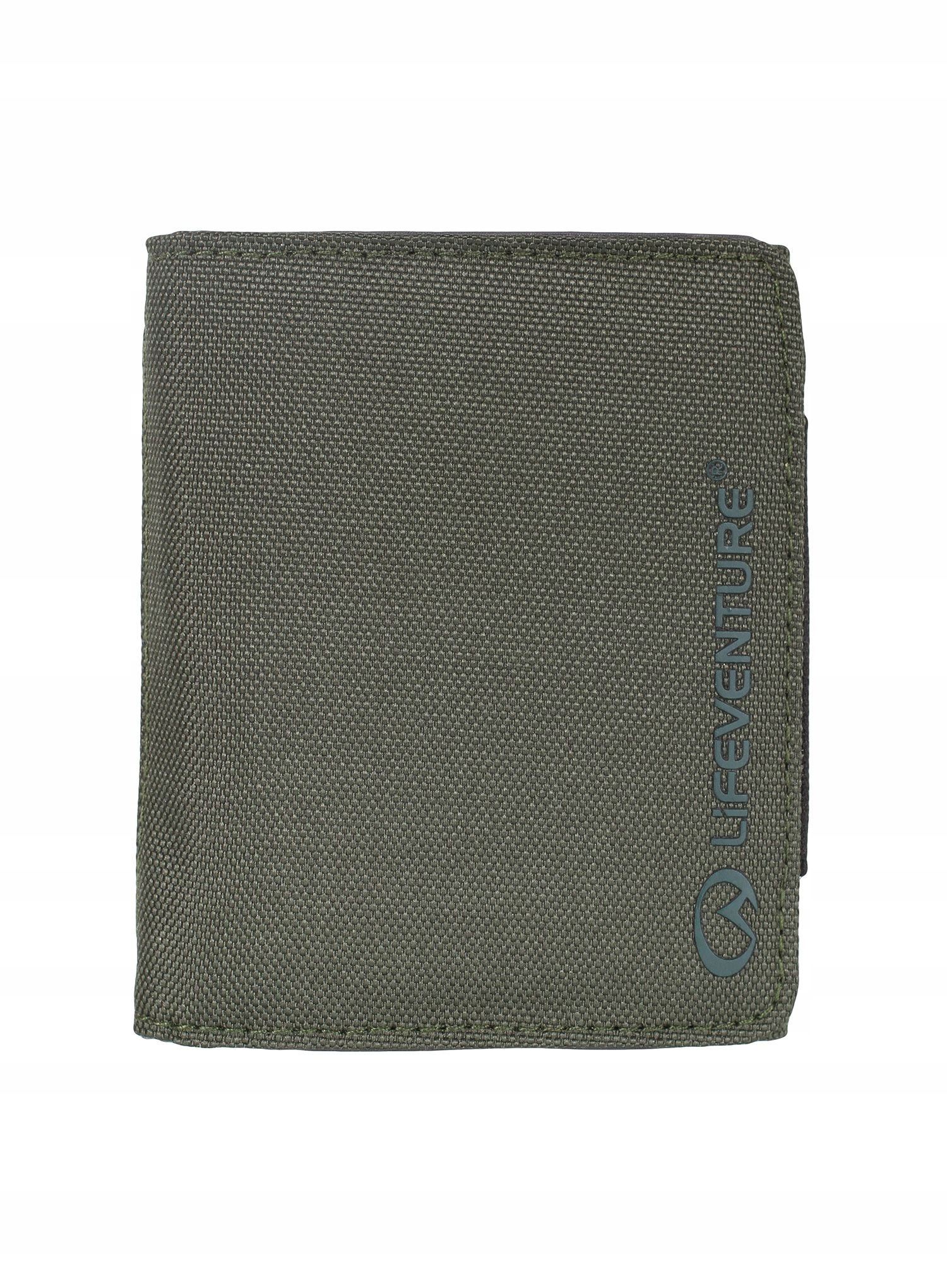 Portfel antykradzieżowy Lifeventure Recycled Rfid Wallet olive
