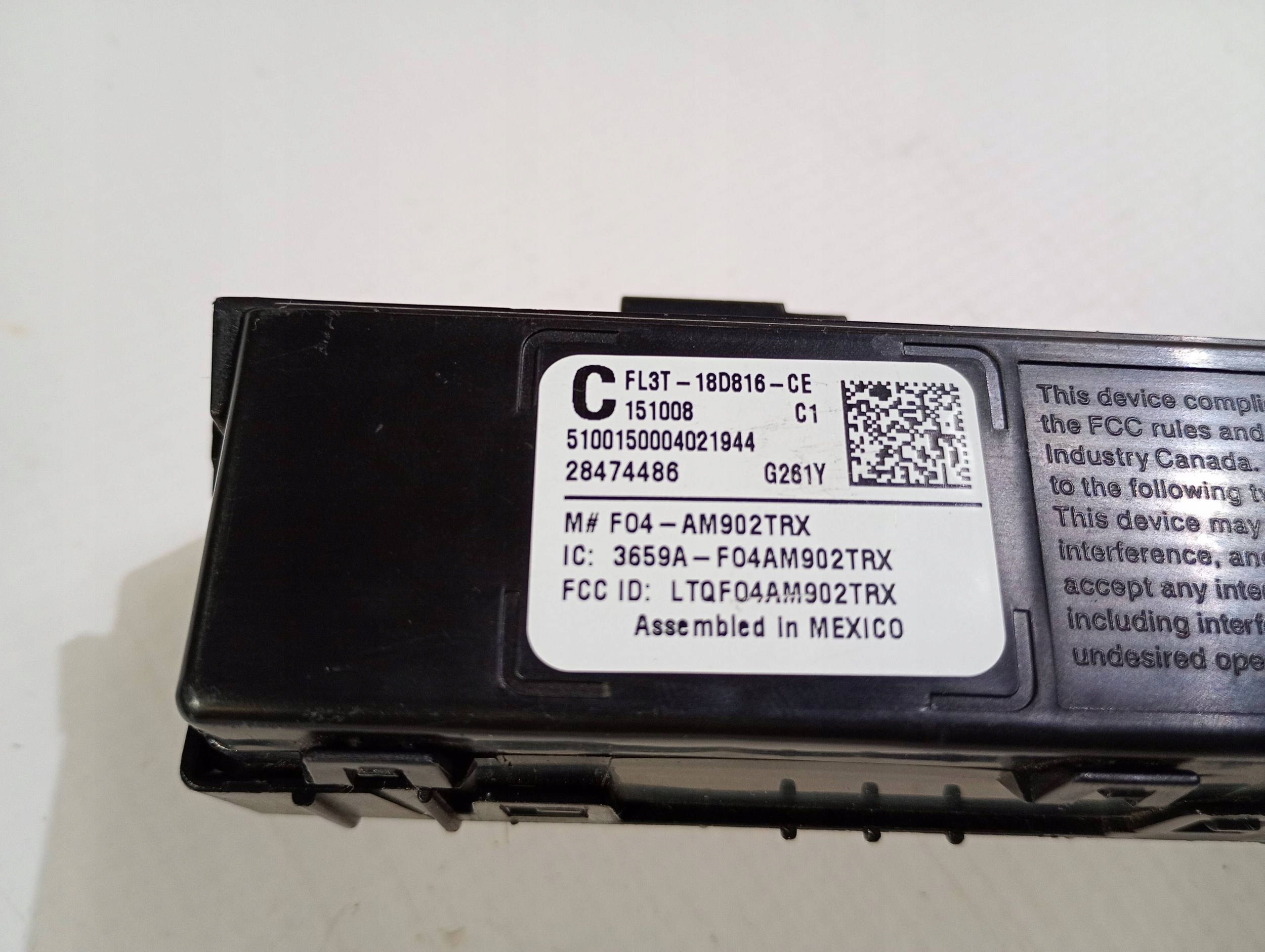 antenna amplifier module control unit sensor Ford F150 F-150 2015