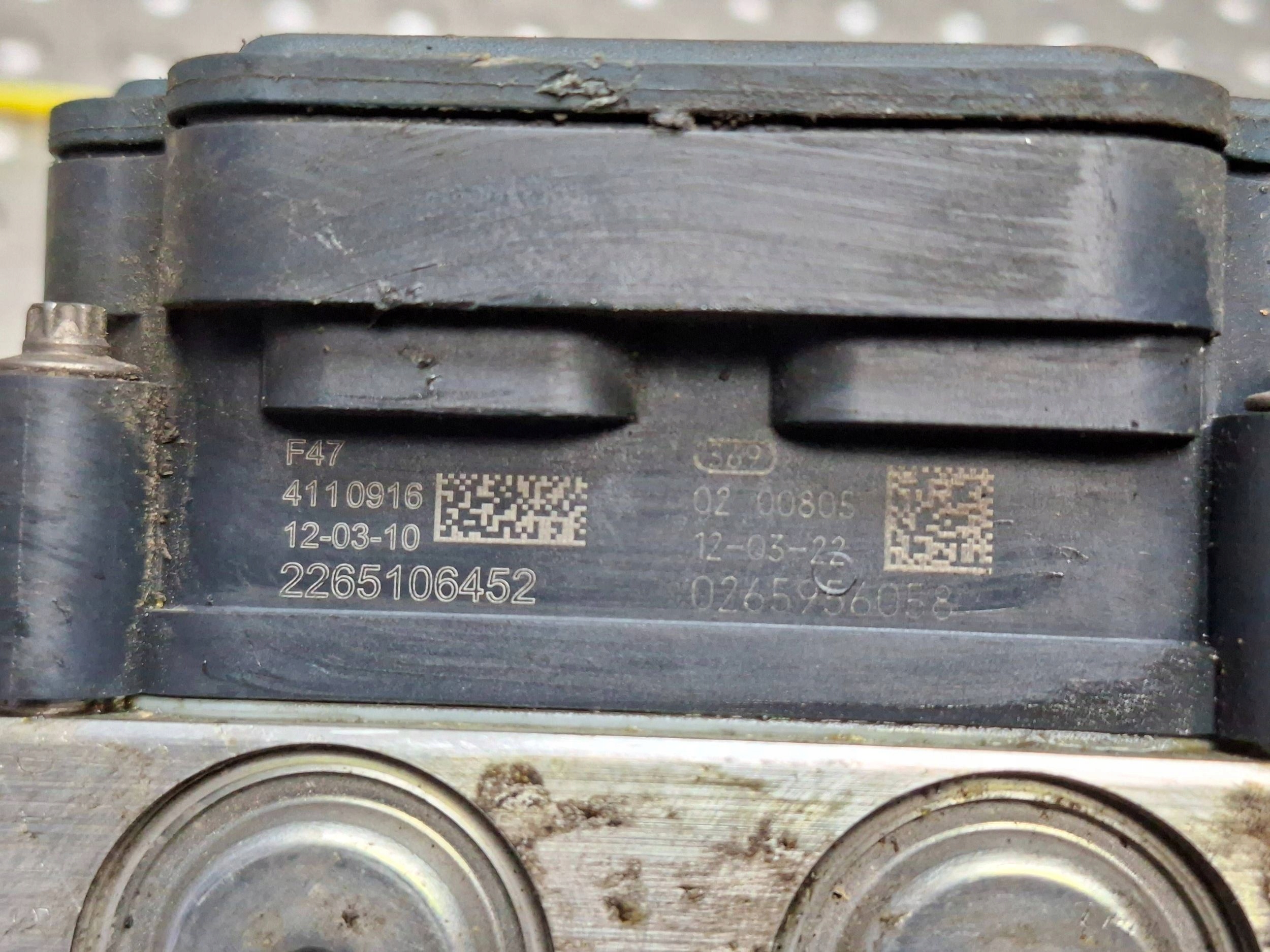 pump control unit ABS SUBARU XV 12- 27536FJ140 0265956058