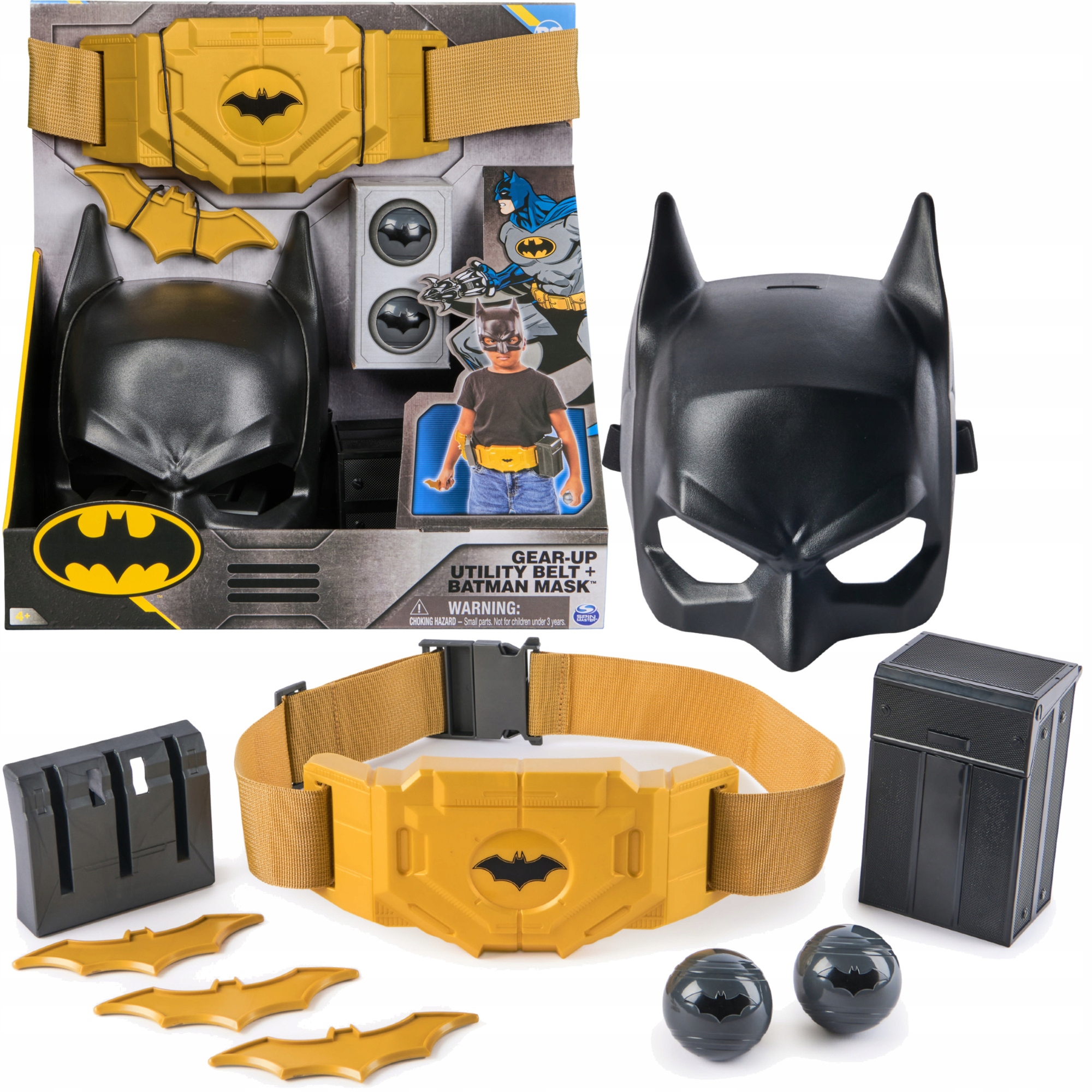 Zestaw Batmana Maska Pas Z Akcesoriami DC Comics Utility Belt