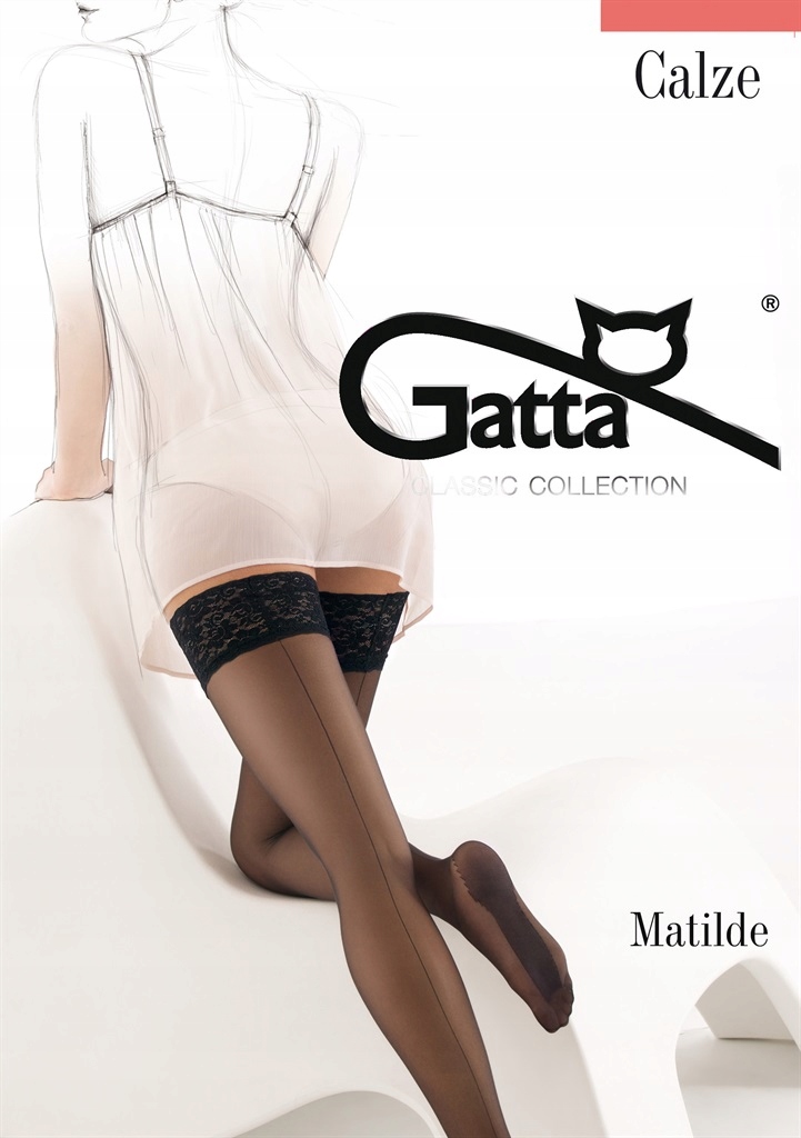 

Gatta Matilde Pończochy samo. wz.00/3-4/Nero