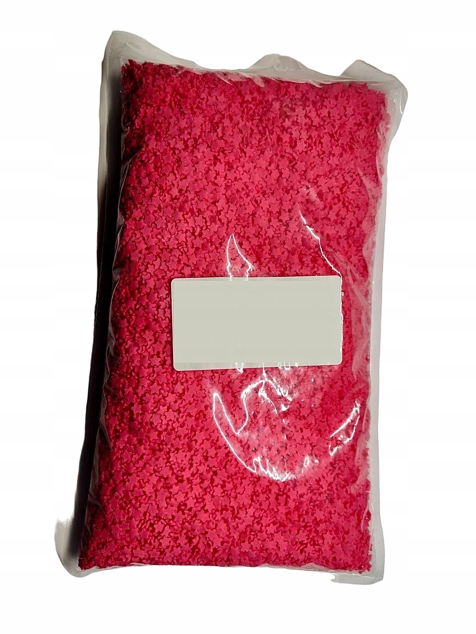 Posypka Cukrowa Gwiazdki Różowe Ciemne 6mm 1kg