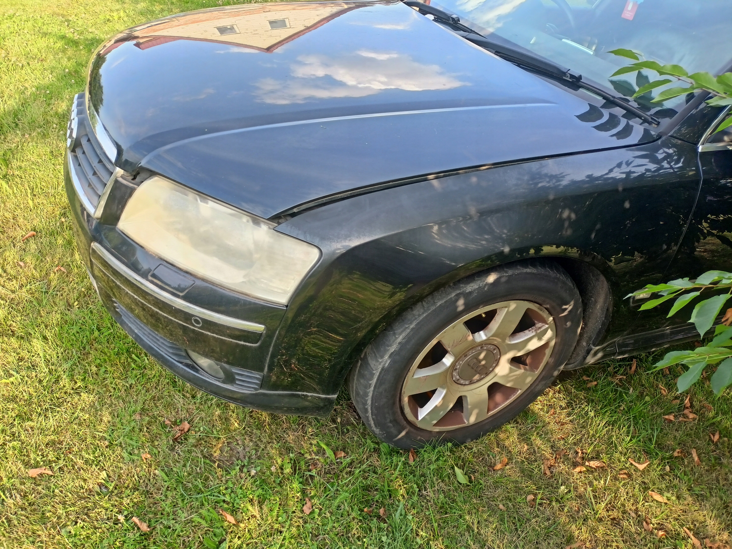 AUDI A8 D3 LZ9W Anteriore cofano Paraurti parafango OSSATURA Radiatore / Raffreddatore
