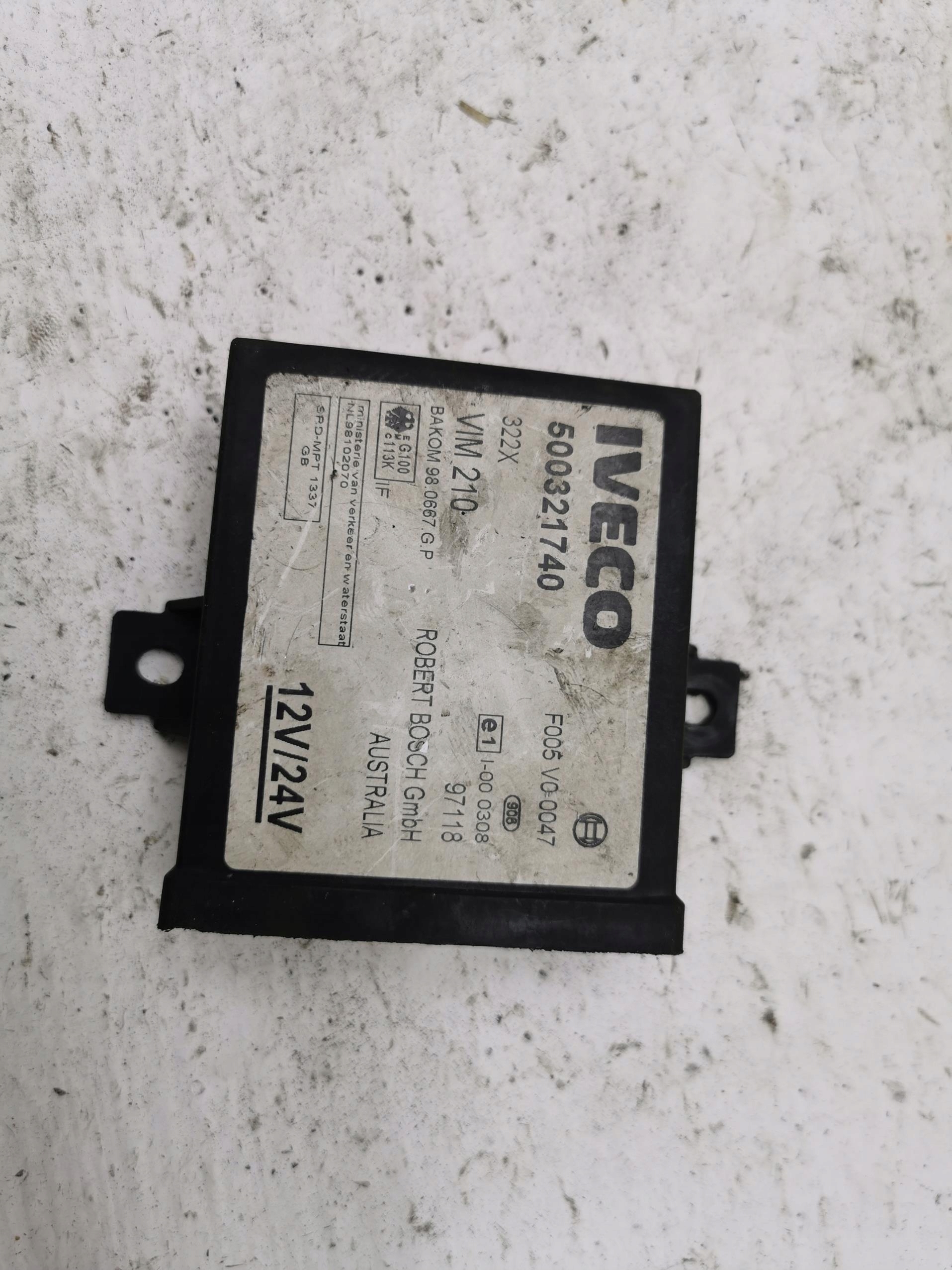 modulo IMMOBILIZERA IVECO DAILY 99-06 500321740