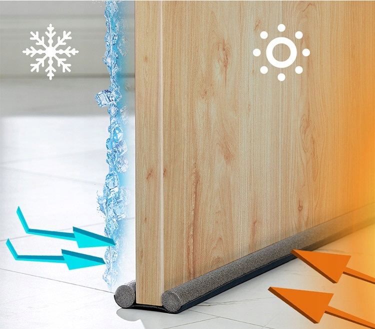 USZCZELKA PIANKOWA POD DRZWI ANTYPRZECIĄG PRZECIĄG ZATRZYMUJE ZIMNO Grubość 3 mm