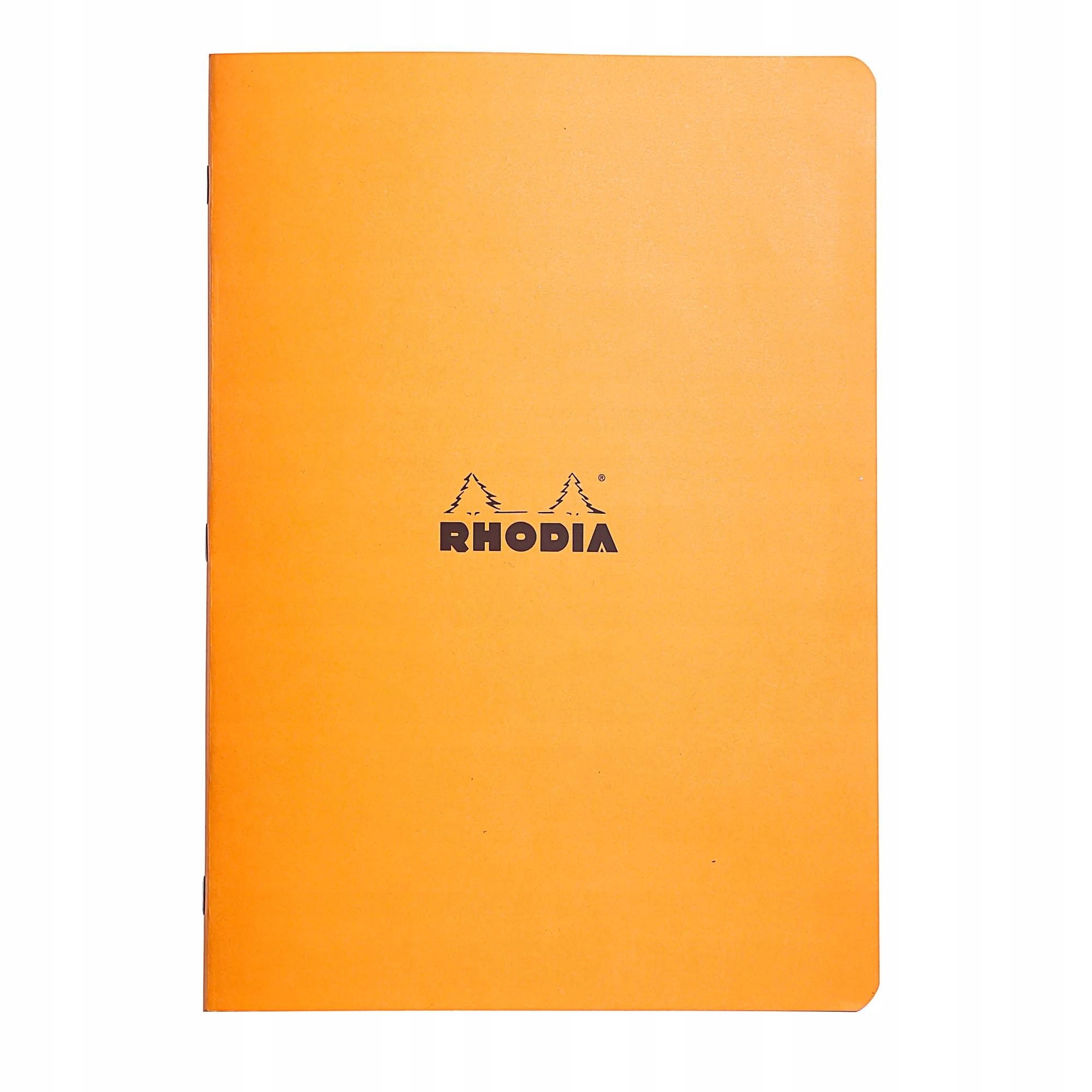 Zeszyt Rhodia A4, kratka, pomarańczowy