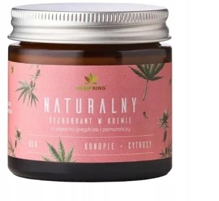 Hemp King Přírodní krémový deodorant s vůní grapefruitu a pomeranče 6