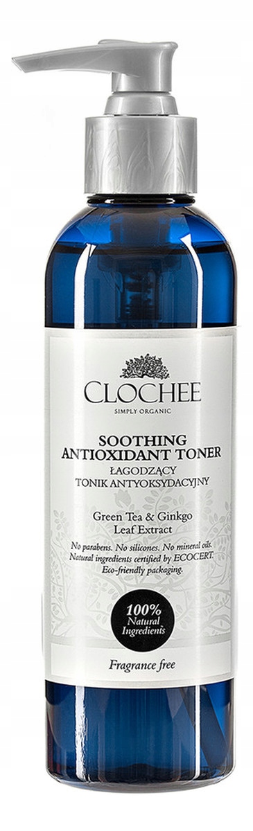 Clochee Zklidňující antioxidační tonikum 250 ml