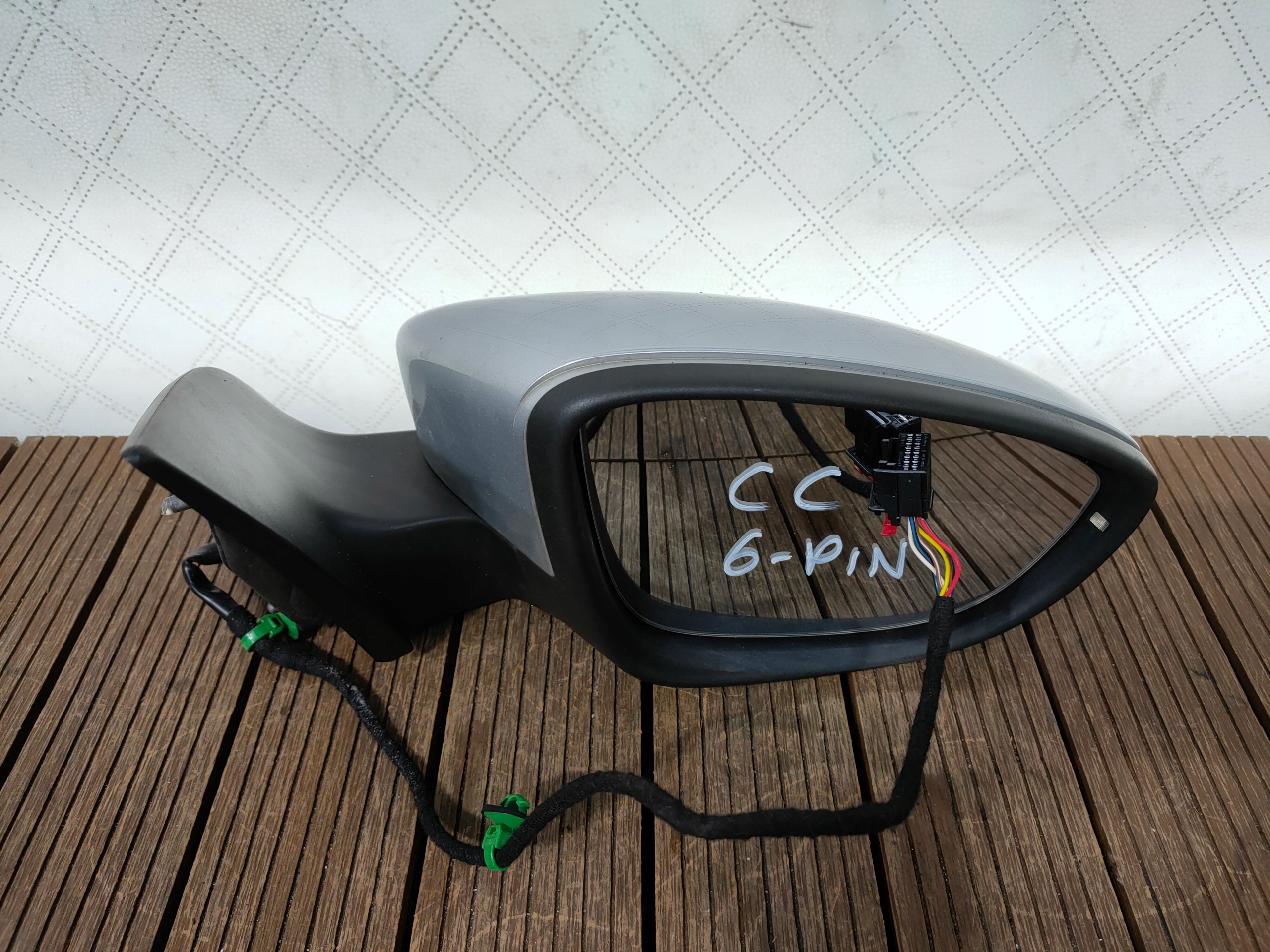 VW PASSAT CC 08-13 mirror right 6-PIN colour LA7W EUROPA
