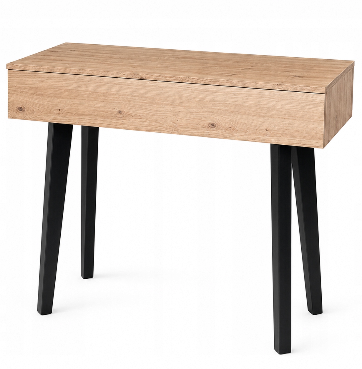 Toaletná Konzola Voga 90 Dub Artisan Nohy Čierne 90 CM