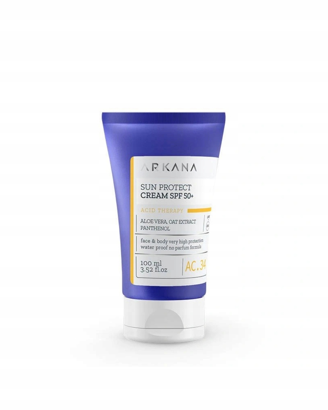 Sun Protect Cream SPF50+ Krem Ochronny z Filtrem Spf 50+ AC.34