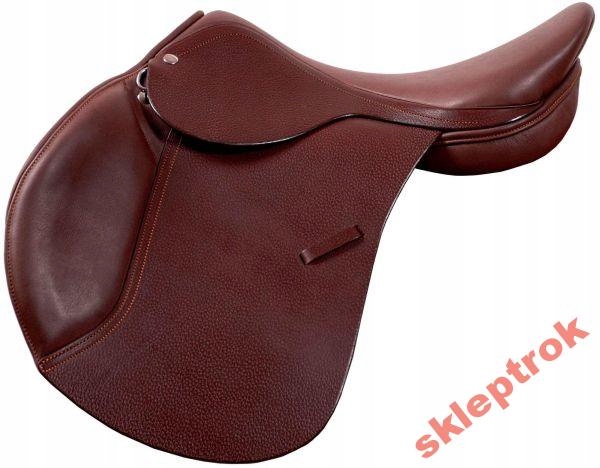 Siodło skokowe Grand-Prix Daw-Mag poduszki wata brązowy 17,5" Łęk L