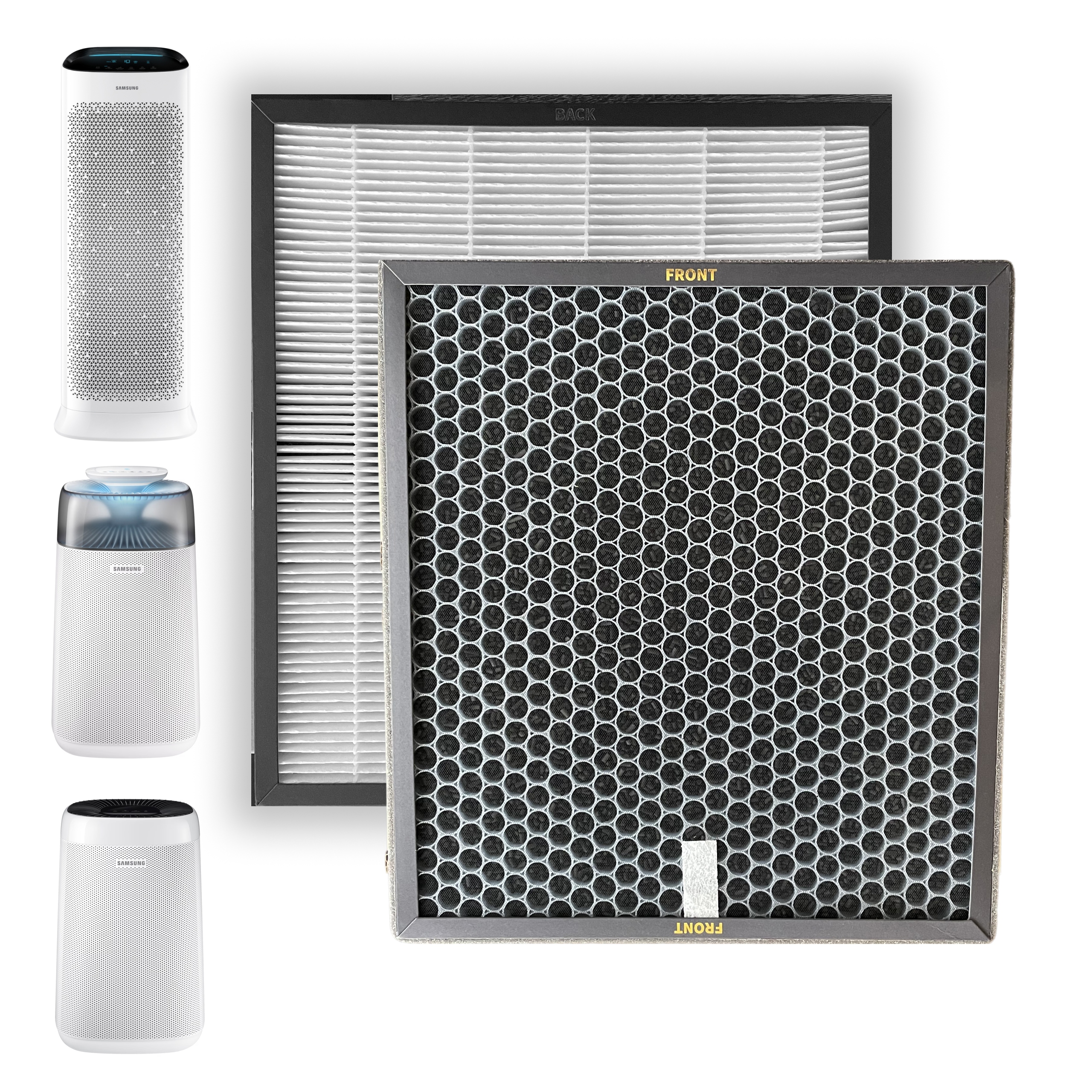 Hepa filter Uhlíkový CFX-C100 CFX-G100 pre Samsung AX90 AX34 AX40