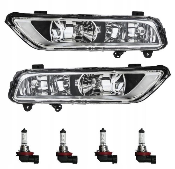 A9053 A9052 - VOLKSWAGEN PASSAT B7 галогены комплект + лампы