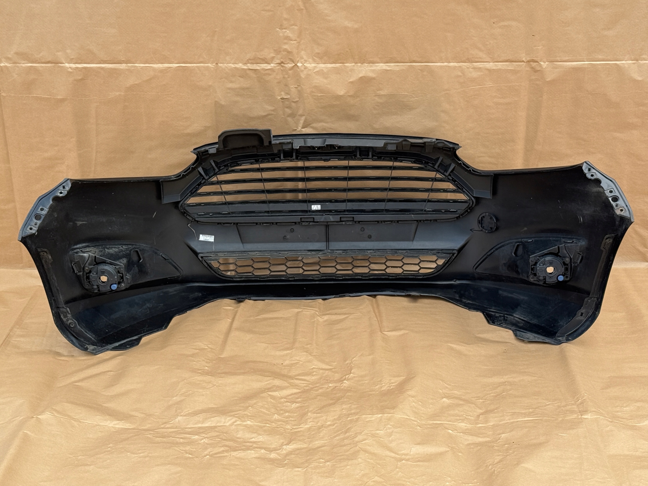 FORD FIESTA MK7 LIFT 2012-2017 bumper front ABSOLUT BLACK original