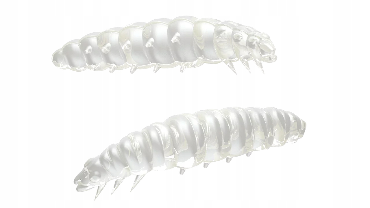 Libra Lures Przynęta Larva 004 Silver Pearl Bez Zapachu 1szt.