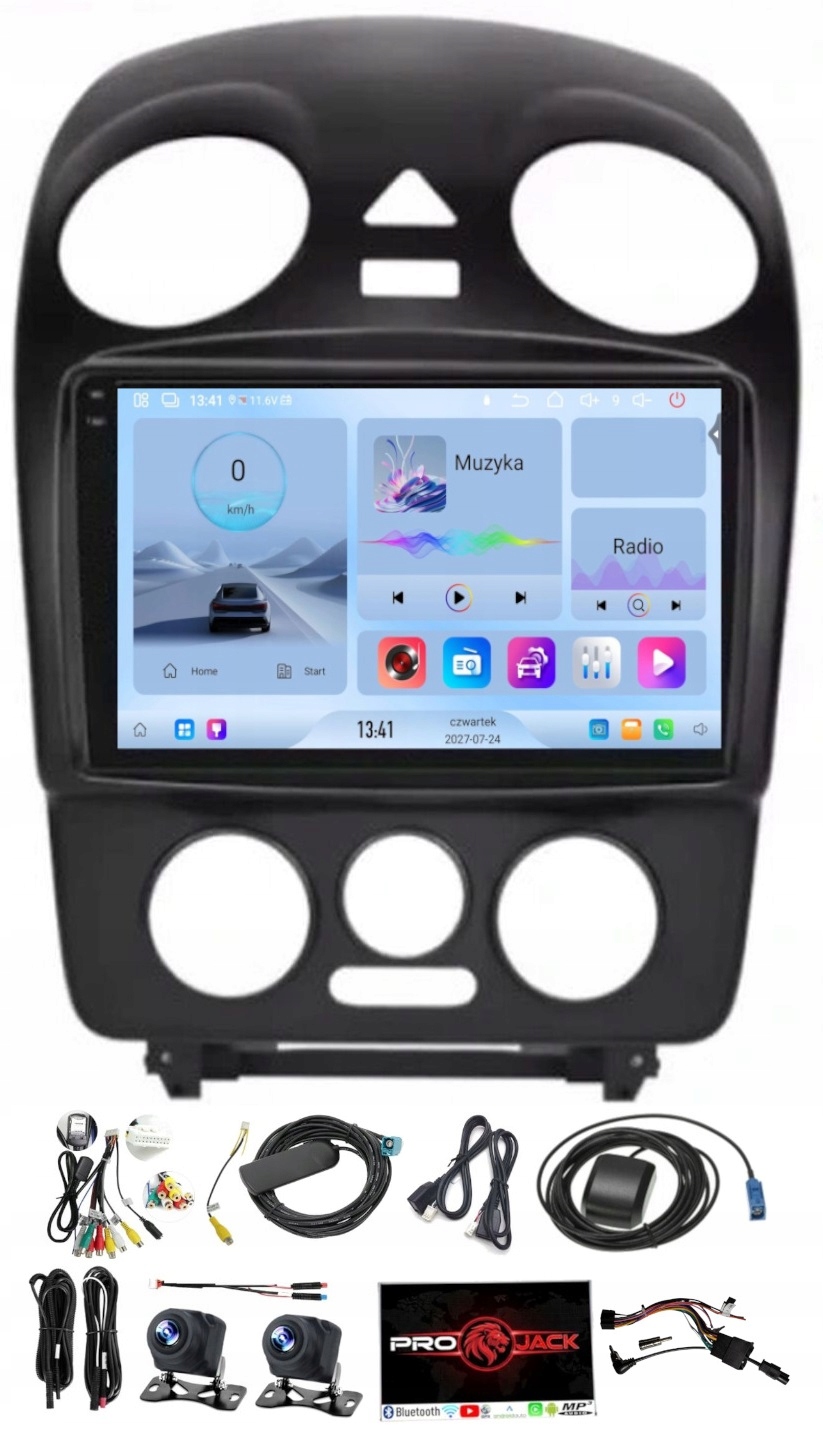 Rádio Navigace Vw New Beetle 2004-2010 Wifi Carplay Usb 4GB 64GB Sim