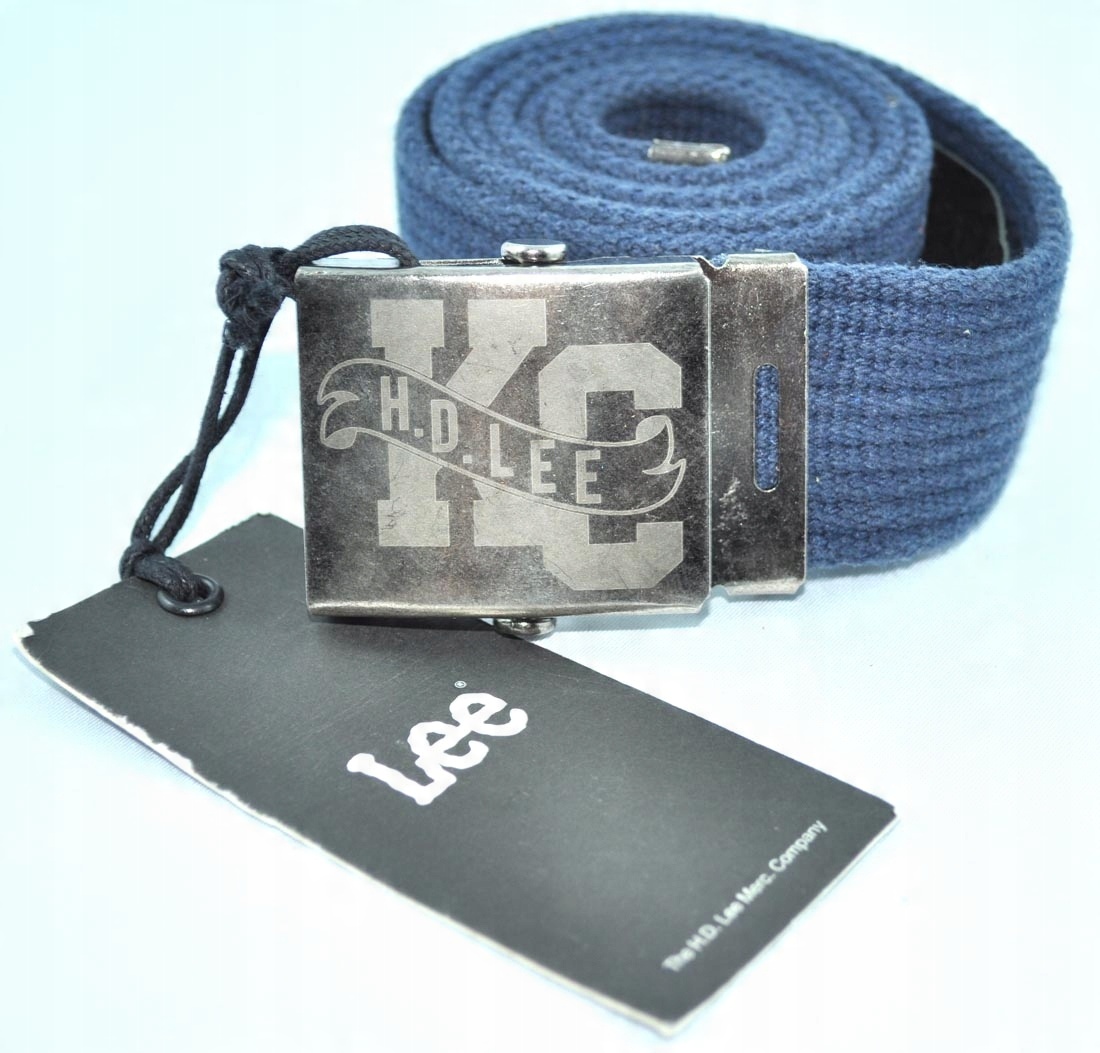 

Lee pasek Man navy Kansas Belt _ 95