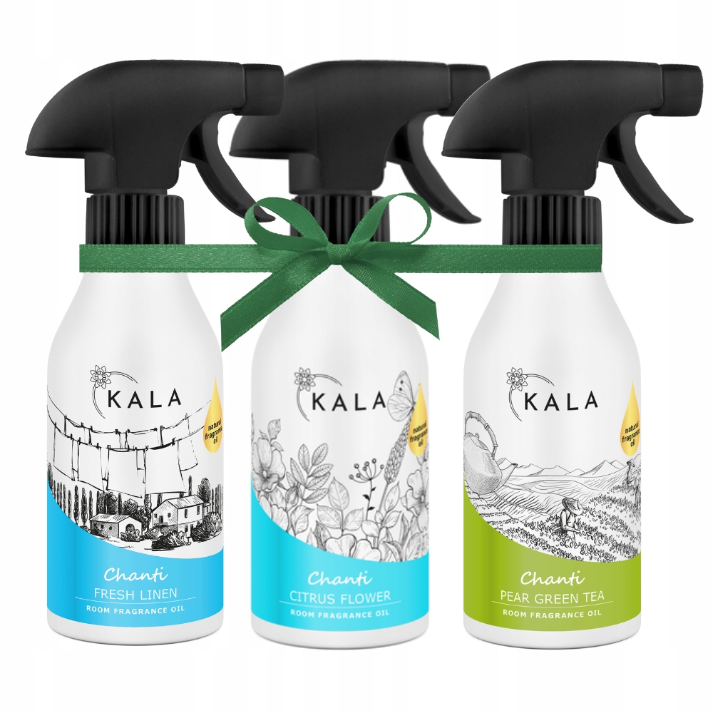 Sada olejů Chanti Kala 3x250 ml – svěží vůně do domácnosti