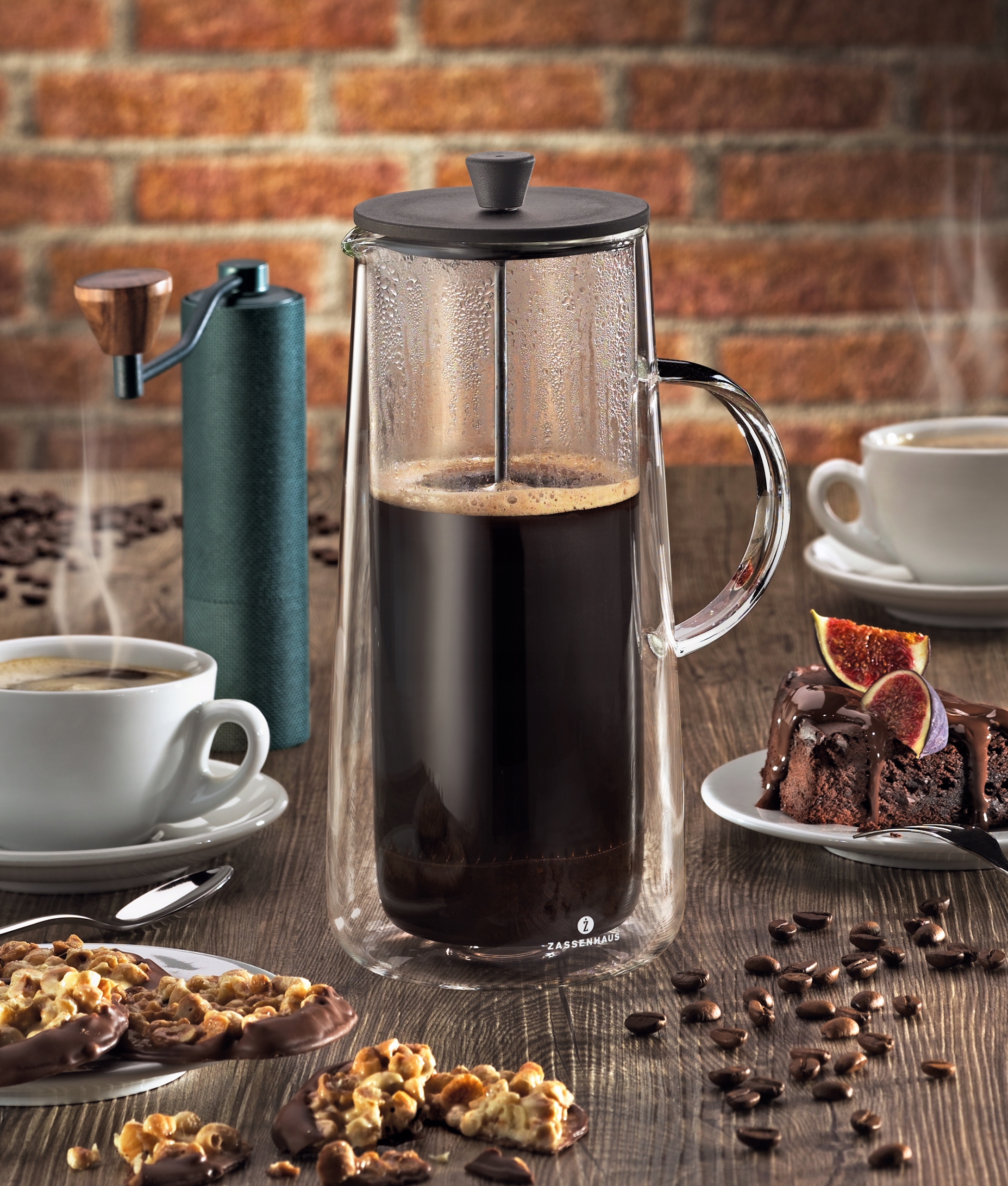 Kafetiera Zassenhaus kawiarka 8 FrenchPress double Marka Zassenhaus