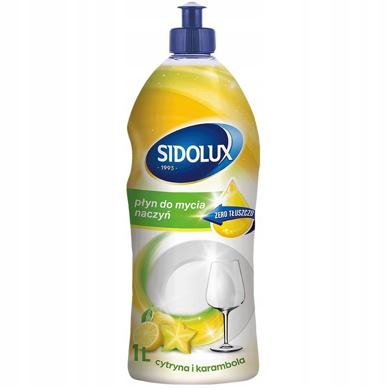 

Sidolux Żel Do Mycia Naczyń Cytryna Z Karambolą 1l
