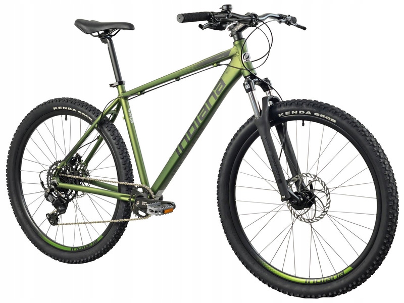 Rower górski Mtb Indiana X-Pulser 3.7 M17 27.5 cala męski Zielono-czarny