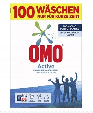 Levně Omo Active Prací prášek Univerzální 6,5kg