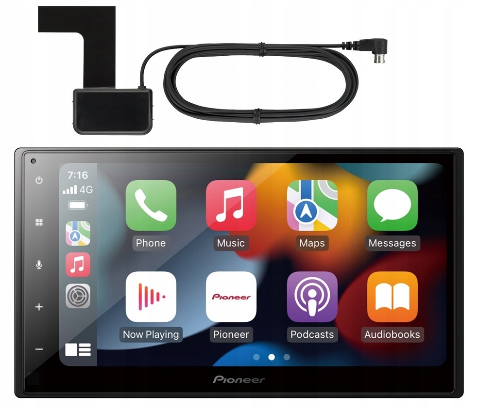 Pioneer SPH-DA360DAB autorádio 2DIN Bt Android CarPlay anténa Dab