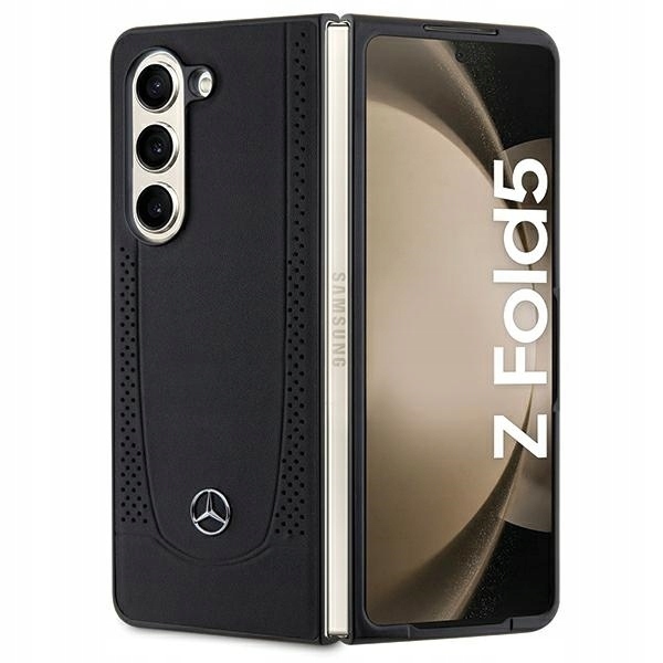 Mercedes MEHCZFD5ARMBK Z Fold5 F946 černá/černá hardcase Leather Urban