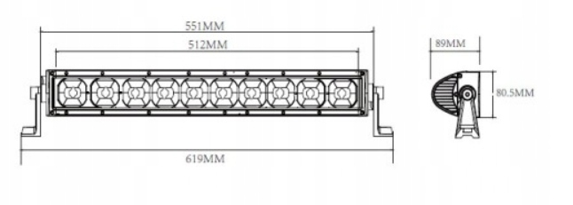 LAMPA ROBOCZA LED COMBO OFF ROAD 120W 12V 24V Producent części Kamar