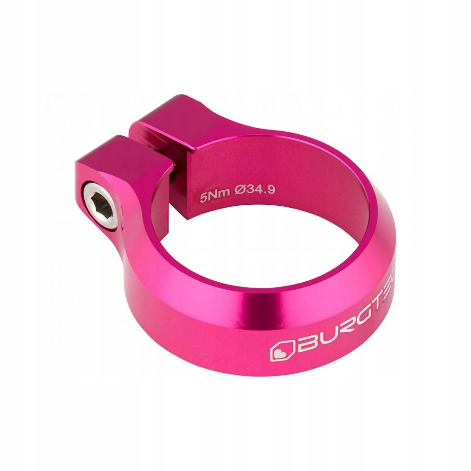 Objímka Seat Burgtec 34,9 mm toxická barva Barbie pink