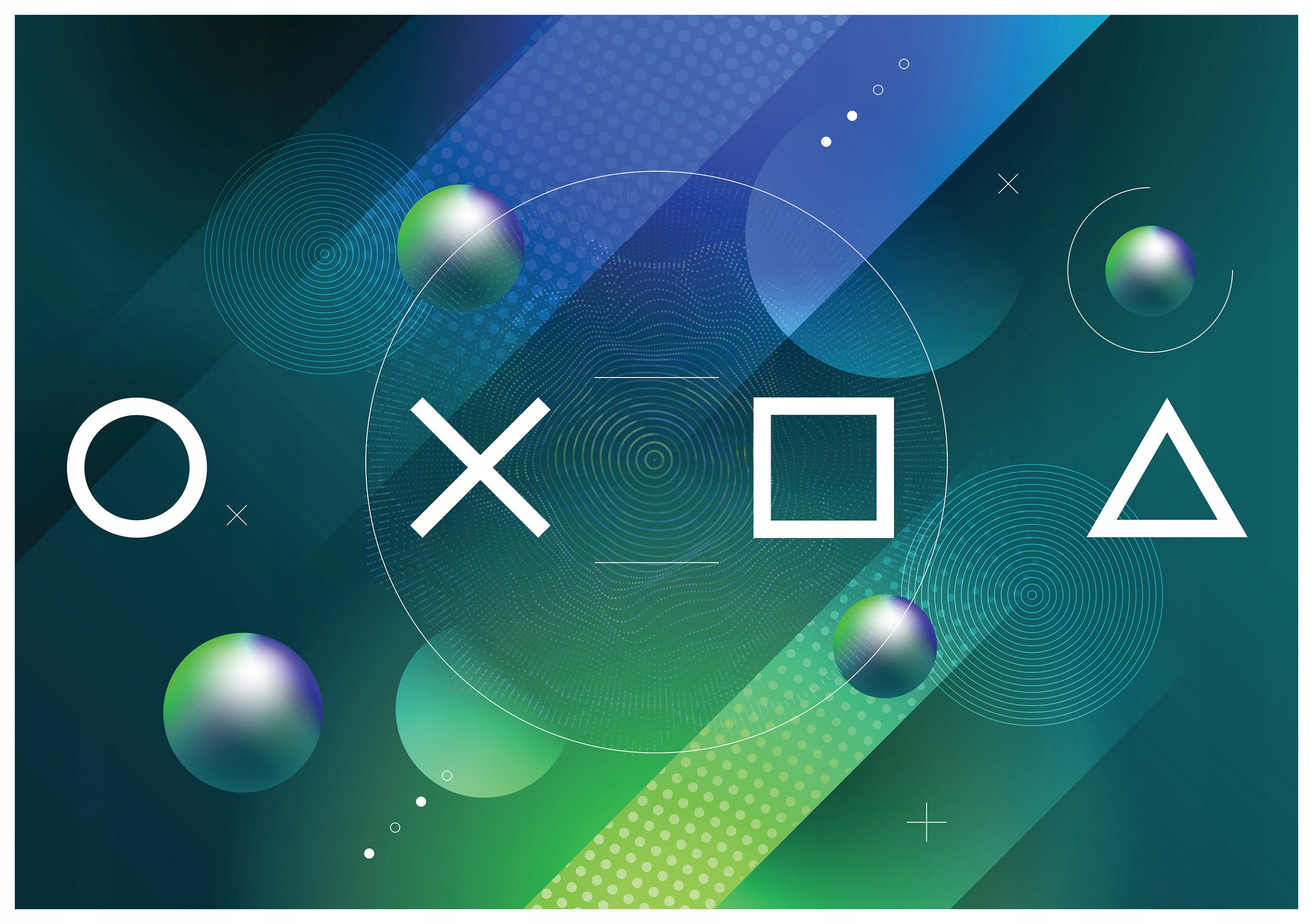 Fototapeta PlayStation Irydescentna Symfónia farieb 460x300 lepidlo