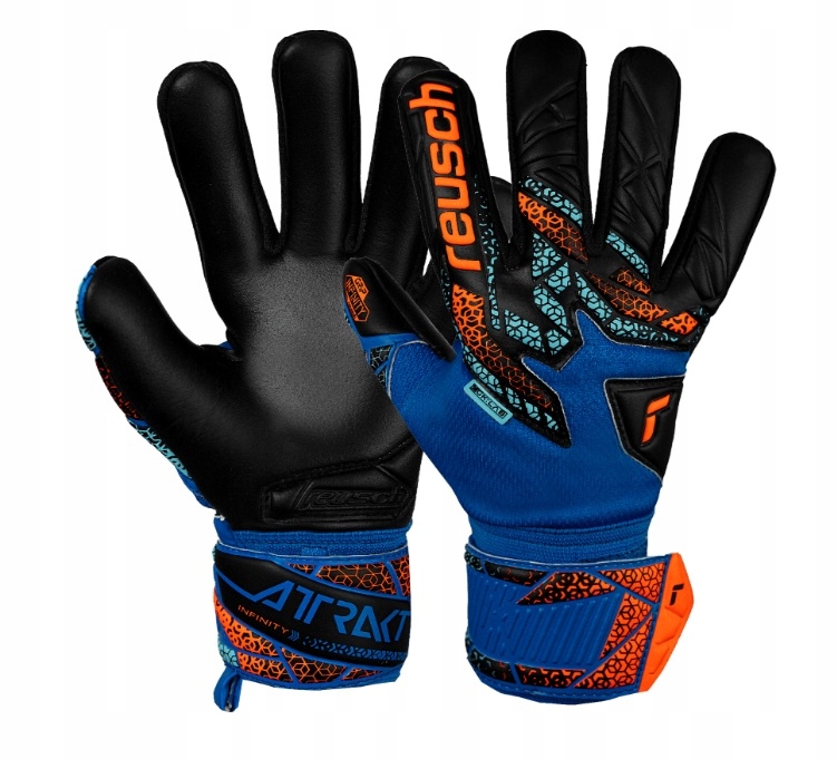Rękawice Reusch Attrakt Infinity Nc Jr 4468 R. 8 Nadruk Graits