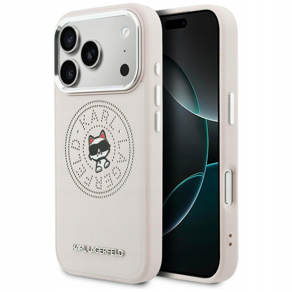 Pouzdro Karl Lagerfeld Point & Choupette Sketch MagSafe pro iPhone 17 Pro Max